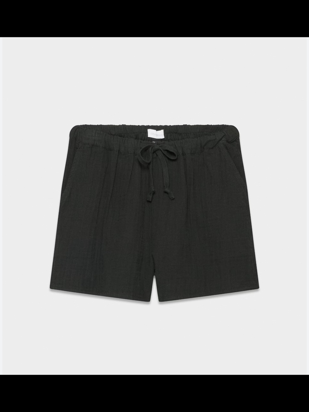 Aritzia Little Moon Black Drawstring Shorts Xxs Black